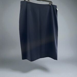 Elegant Dark Navy Classic Women's Pencil Skirt